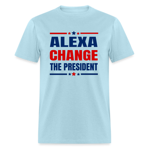 Alexa Change The President Classic T-Shirt - powder blue