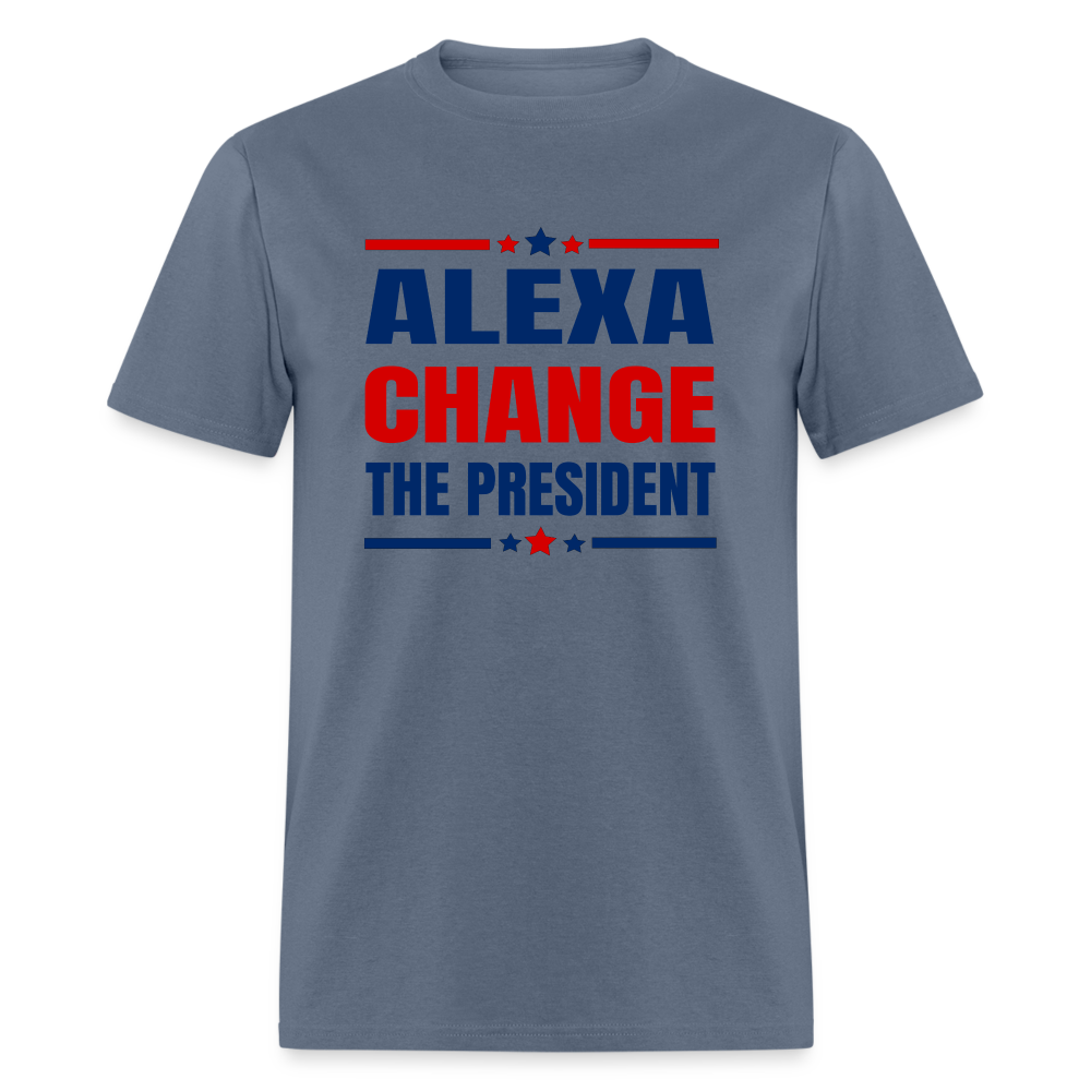 Alexa Change The President Classic T-Shirt - denim