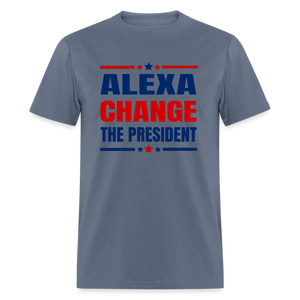 Alexa Change The President Classic T-Shirt - denim