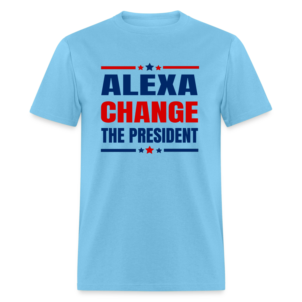 Alexa Change The President Classic T-Shirt - aquatic blue