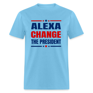 Alexa Change The President Classic T-Shirt - aquatic blue