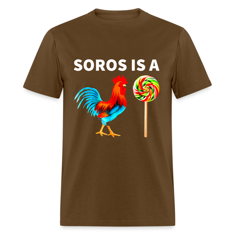 Soros is a sucker Funny Classic T-Shirt - brown