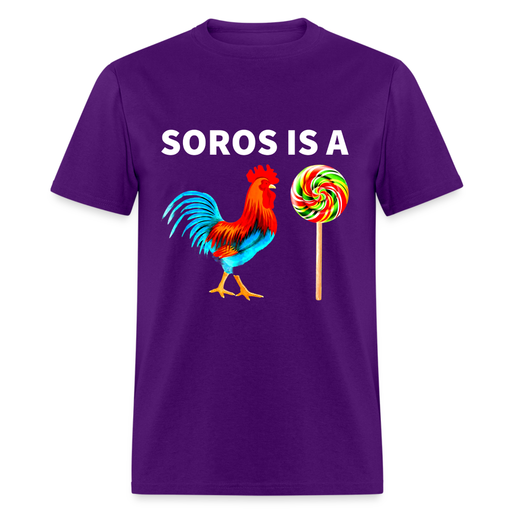 Soros is a sucker Funny Classic T-Shirt - purple