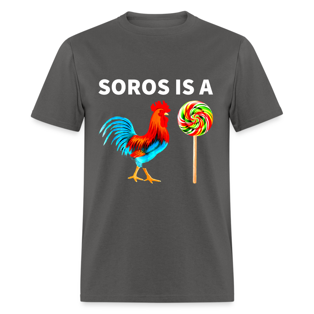 Soros is a sucker Funny Classic T-Shirt - charcoal