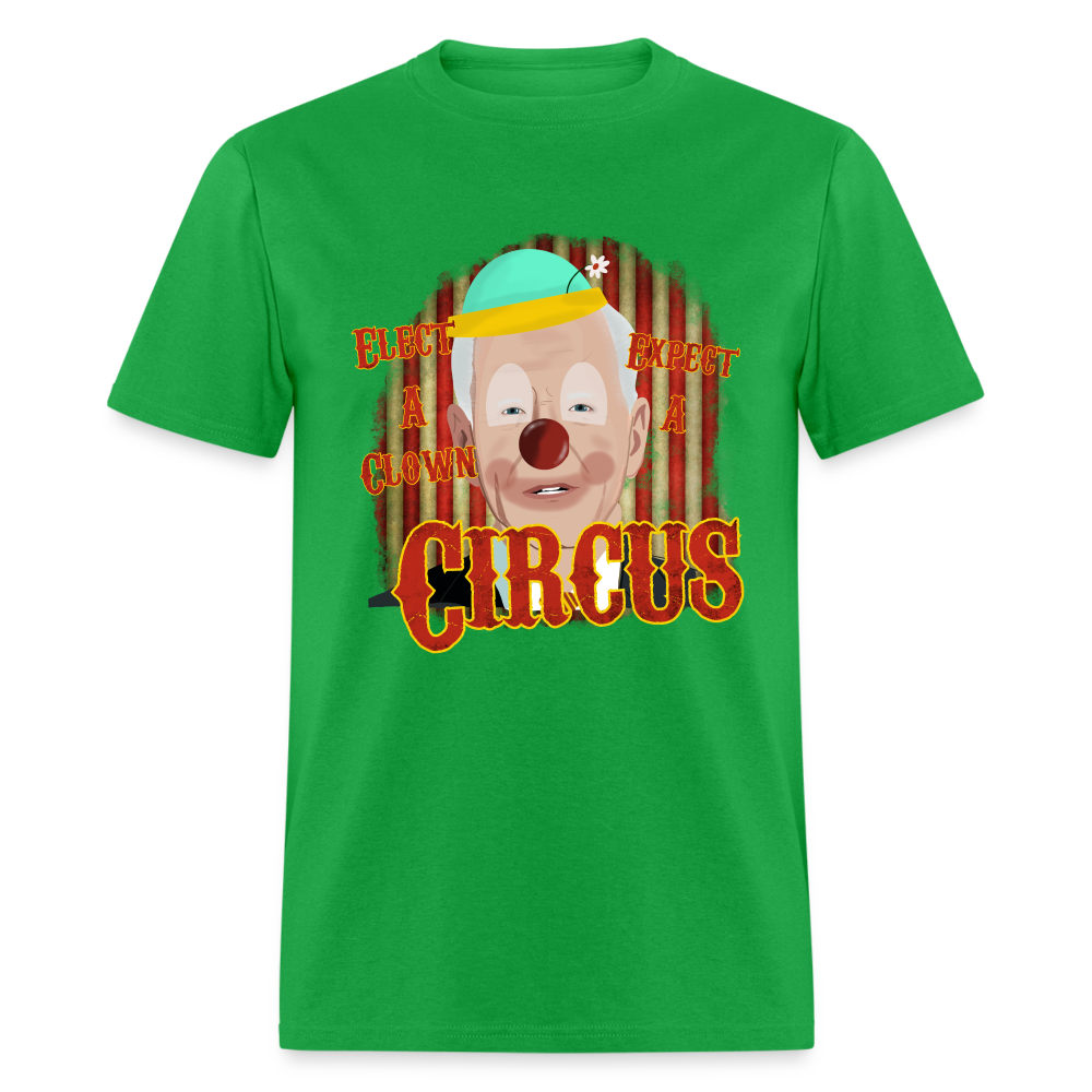 Elect a Clown, Expect a Circus Biden Classic T-Shirt - bright green