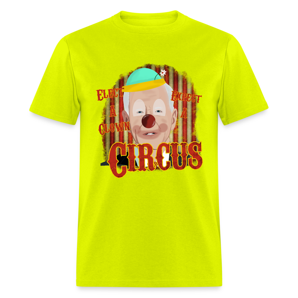 Elect a Clown, Expect a Circus Biden Classic T-Shirt - safety green