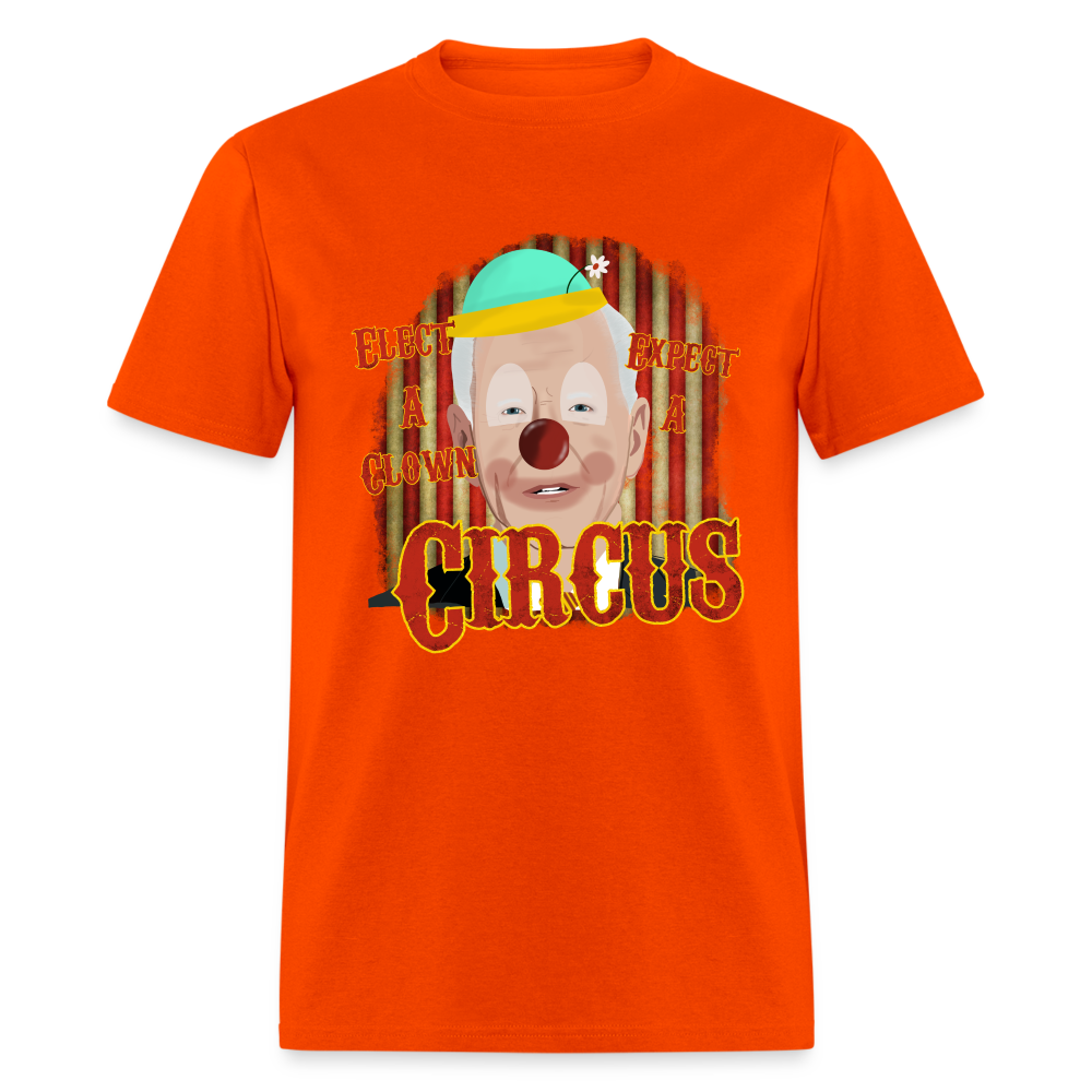 Elect a Clown, Expect a Circus Biden Classic T-Shirt - orange