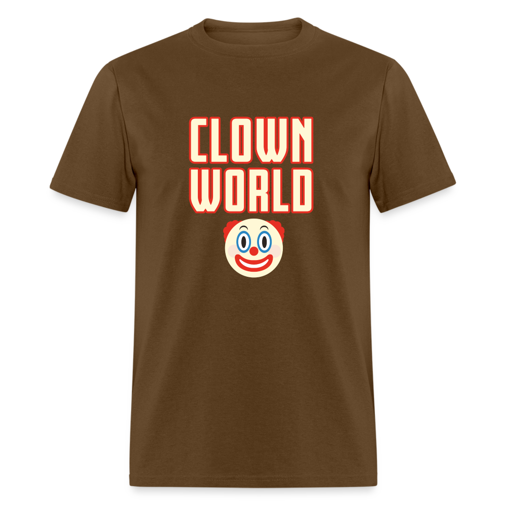 Clown World Classic T-Shirt - brown