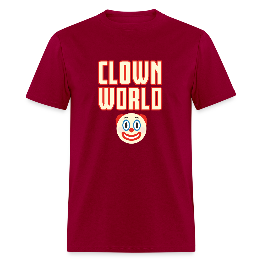 Clown World Classic T-Shirt - dark red