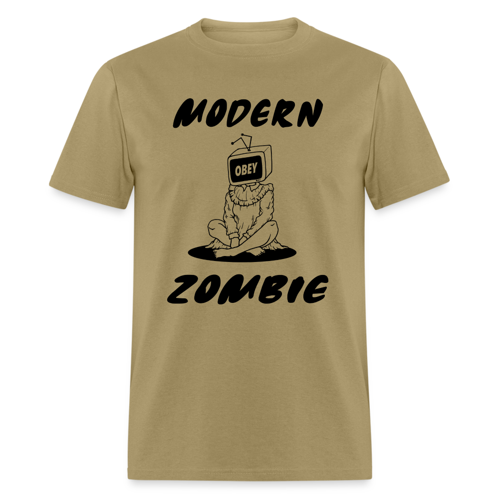 Modern Zombie OBEY TV Classic T-Shirt - khaki