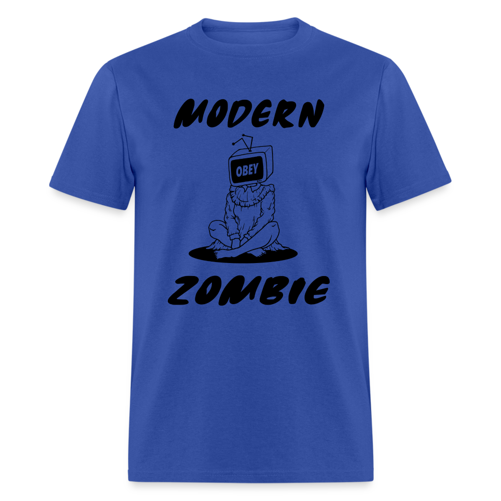 Modern Zombie OBEY TV Classic T-Shirt - royal blue