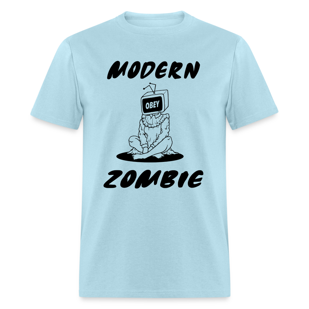 Modern Zombie OBEY TV Classic T-Shirt - powder blue