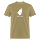 Alpha (Howling Wolf) Classic T-Shirt - khaki