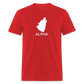 Alpha (Howling Wolf) Classic T-Shirt - red