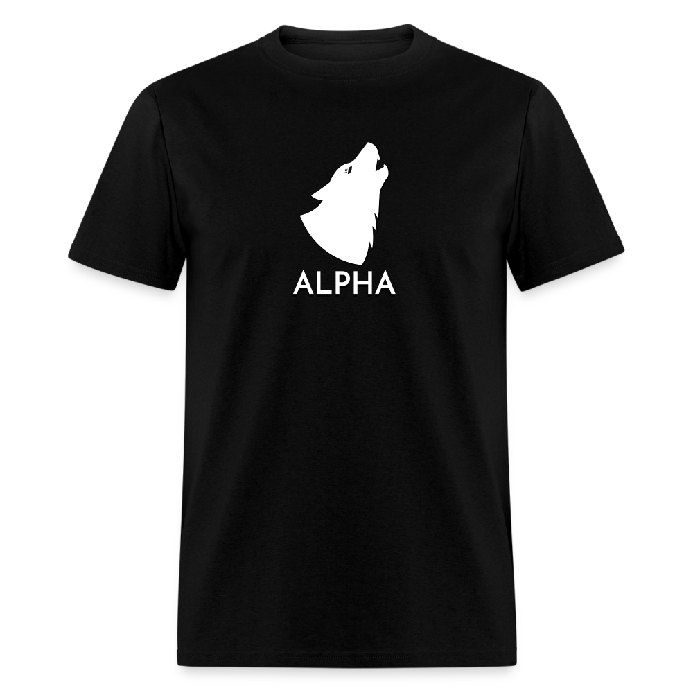 Alpha (Howling Wolf) Classic T-Shirt - black