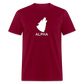 Alpha (Howling Wolf) Classic T-Shirt - burgundy