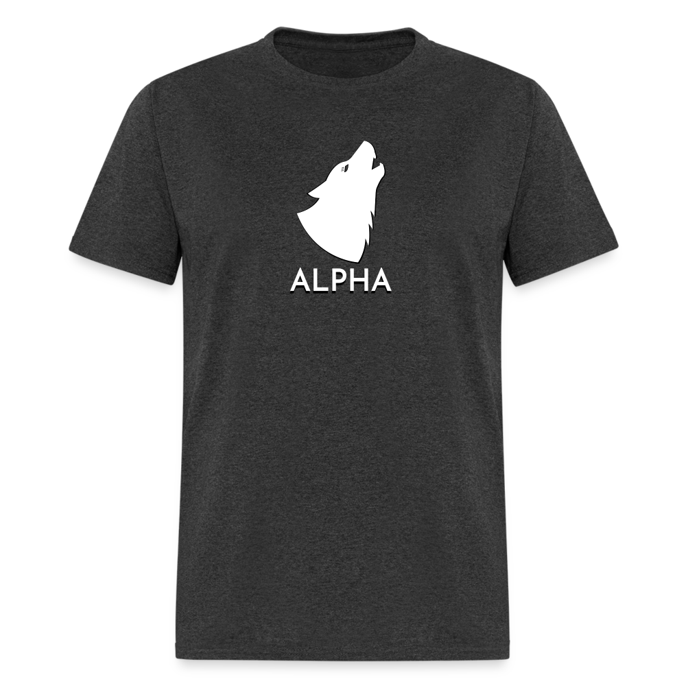 Alpha (Howling Wolf) Classic T-Shirt - heather black