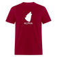 Alpha (Howling Wolf) Classic T-Shirt - dark red