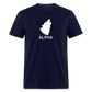 Alpha (Howling Wolf) Classic T-Shirt - navy