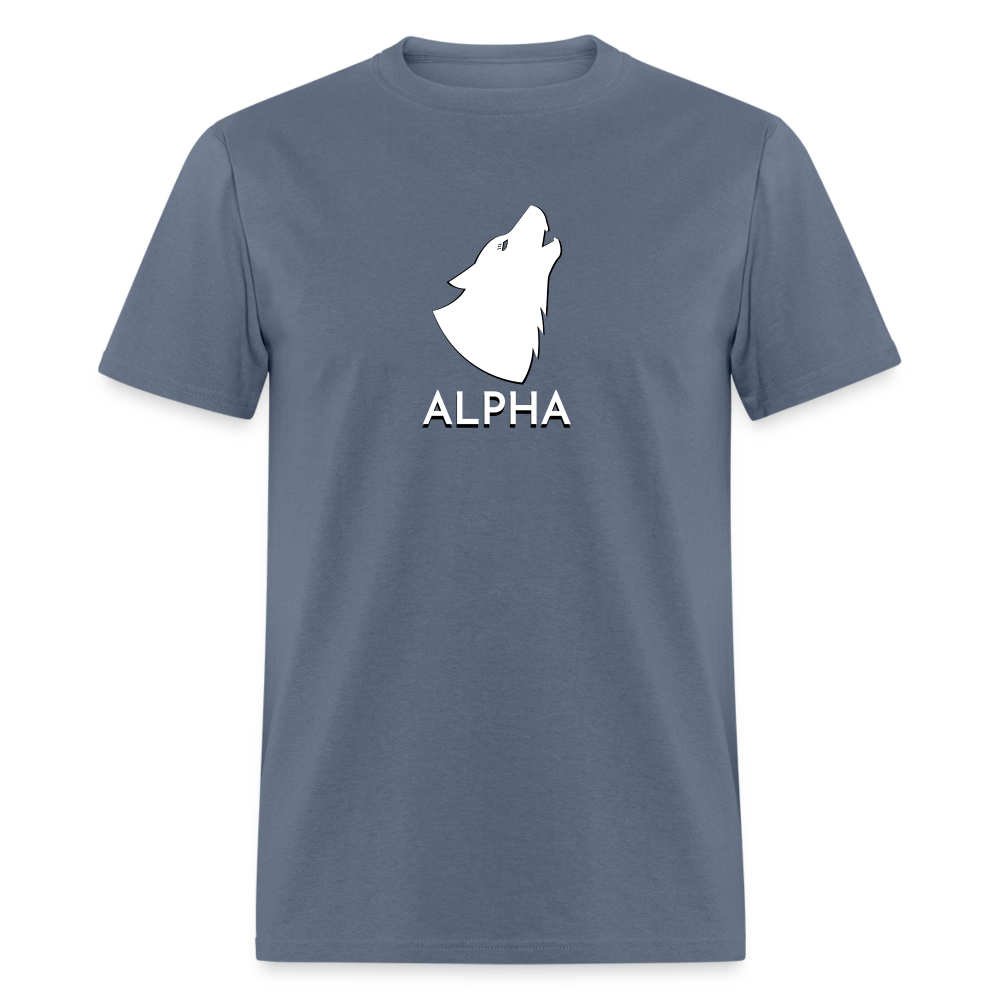 Alpha (Howling Wolf) Classic T-Shirt - denim