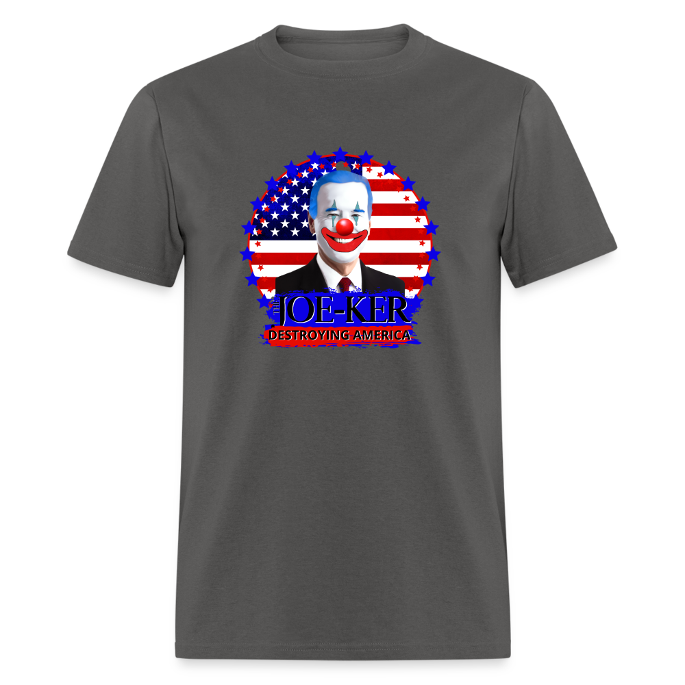 Joe-Ker Biden Classic T-Shirt - charcoal