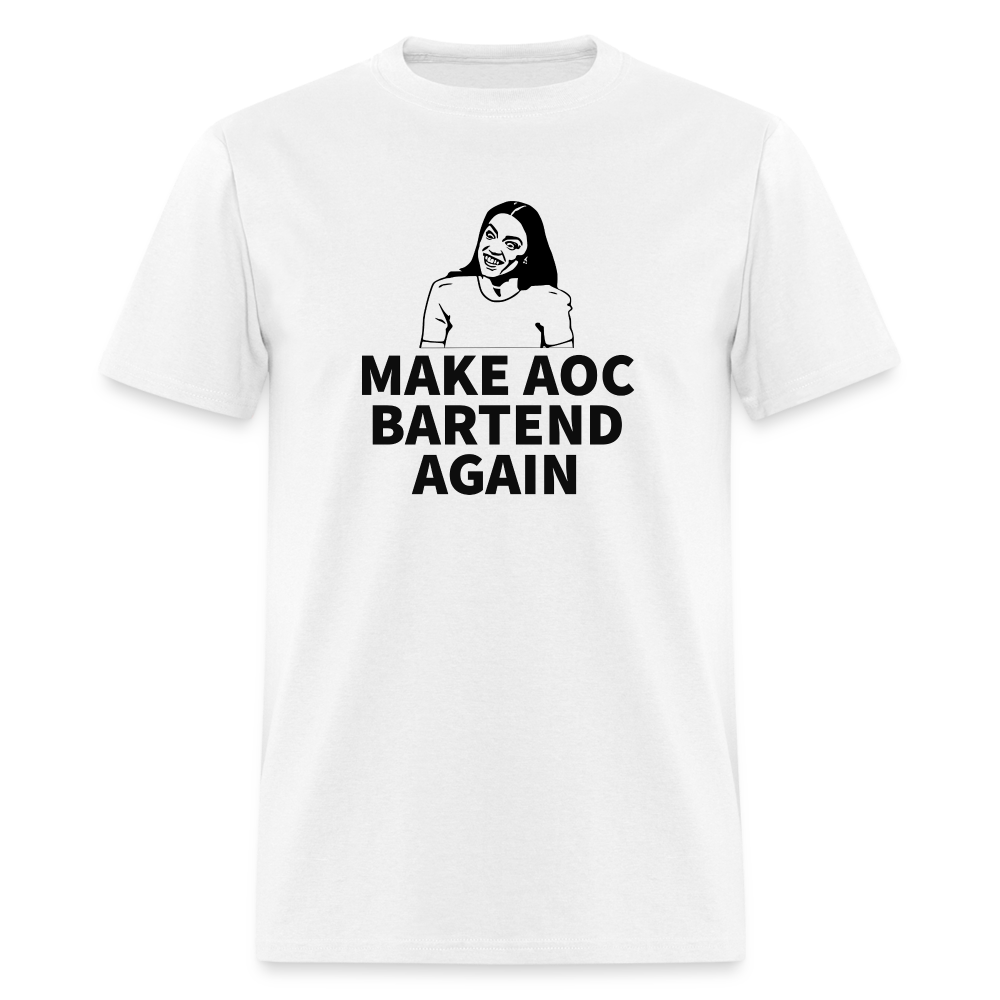 Make AOC Bartend Again Classic T-Shirt - white