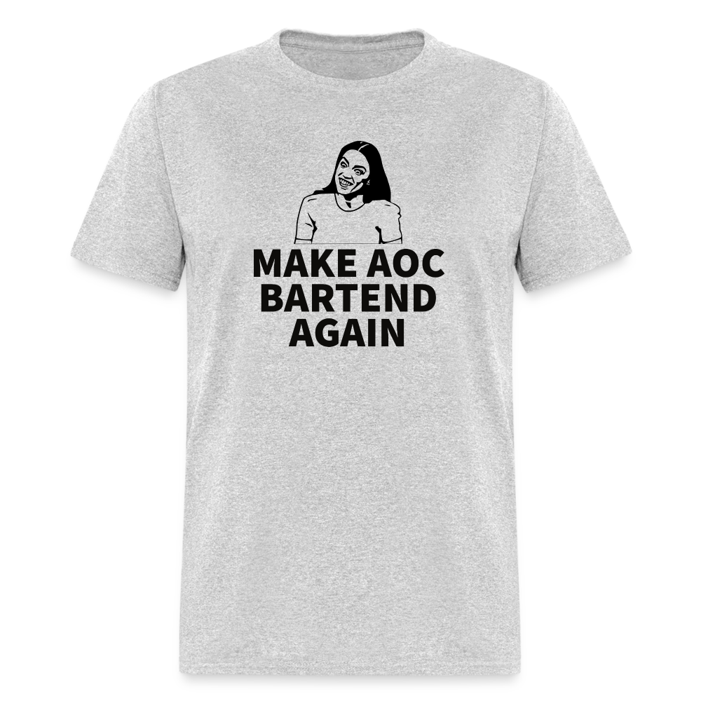 Make AOC Bartend Again Classic T-Shirt - heather gray