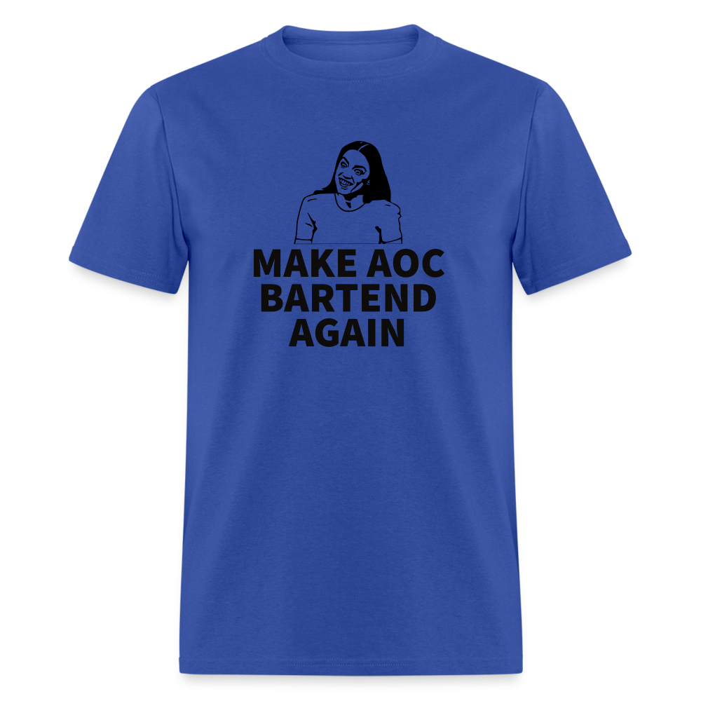 Make AOC Bartend Again Classic T-Shirt - royal blue