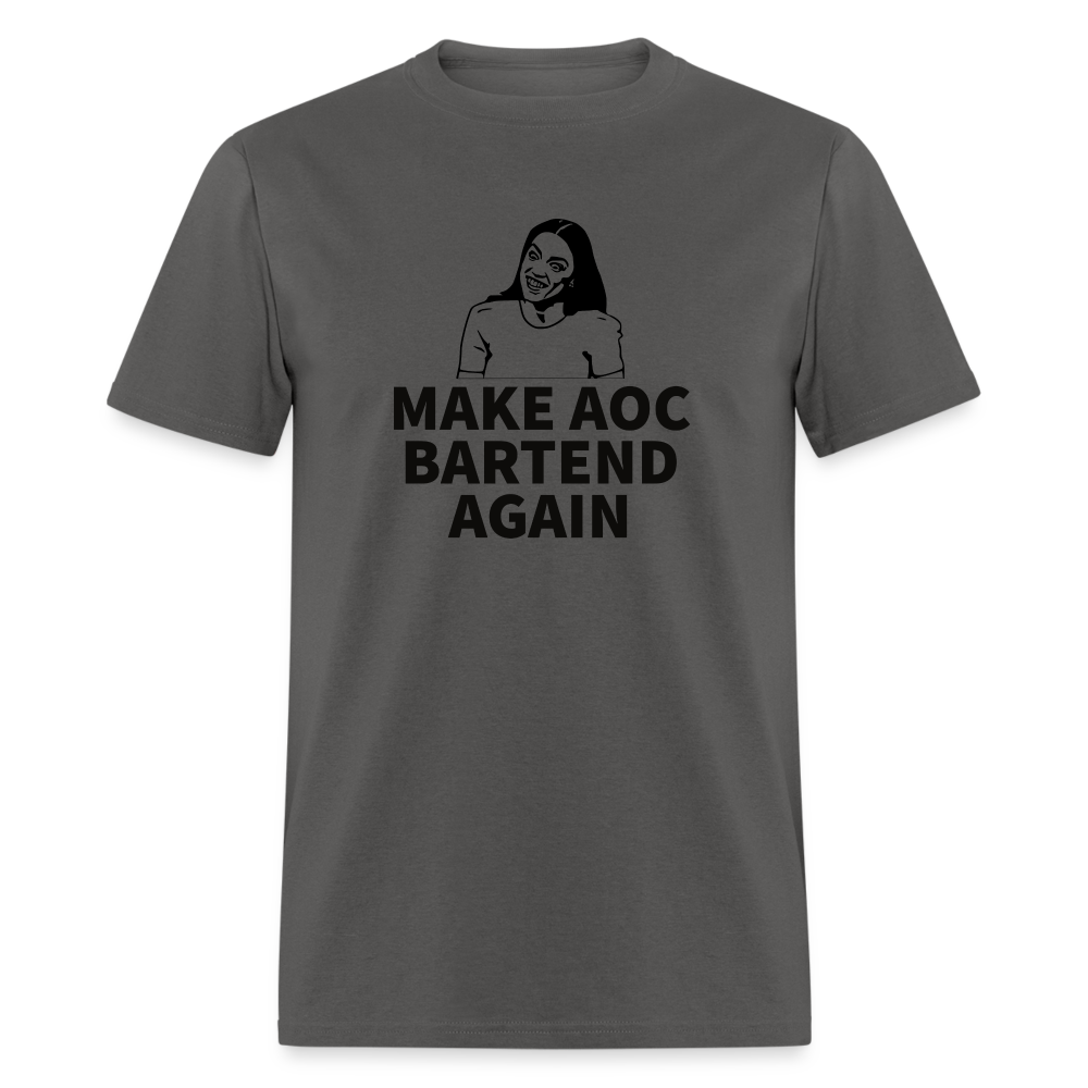 Make AOC Bartend Again Classic T-Shirt - charcoal