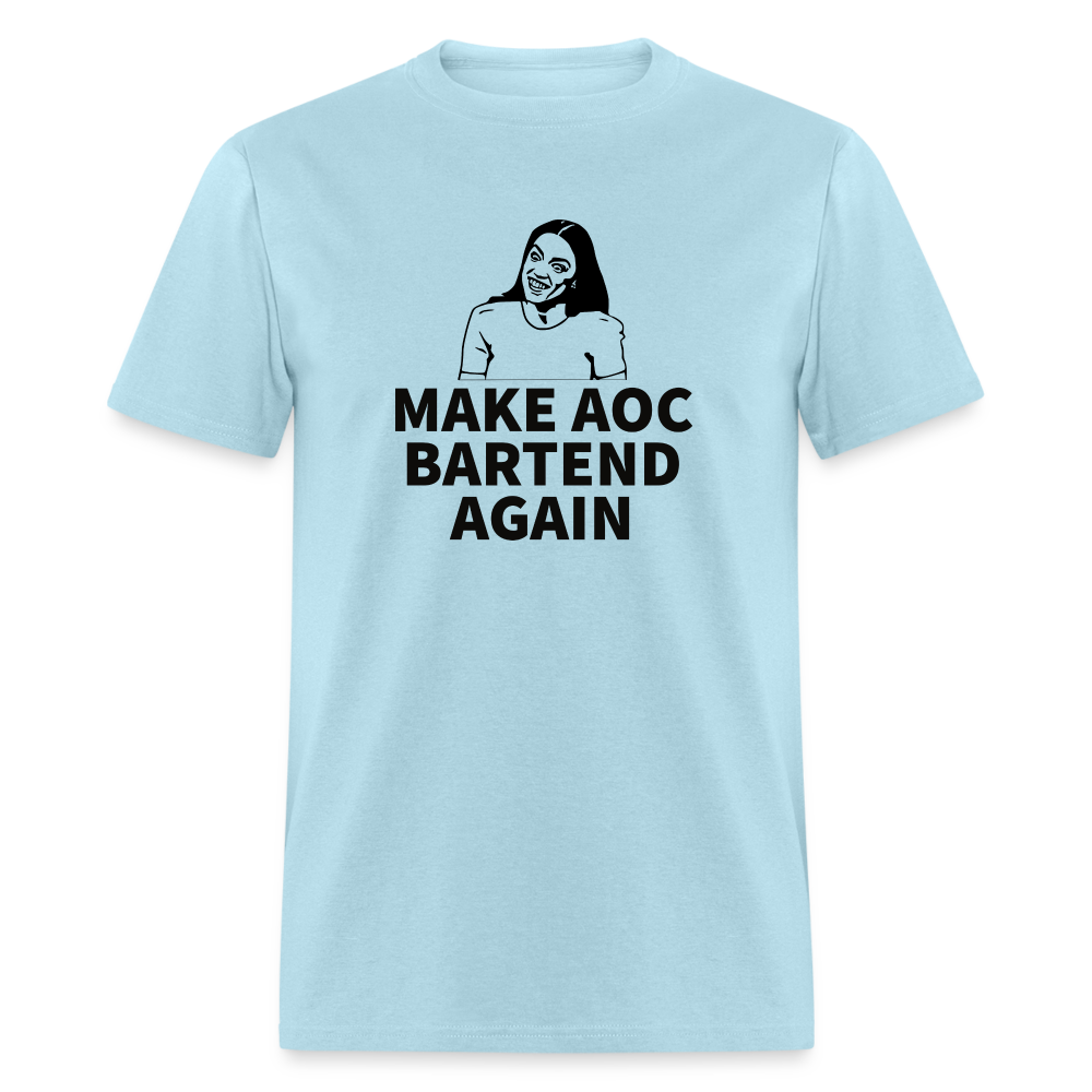 Make AOC Bartend Again Classic T-Shirt - powder blue