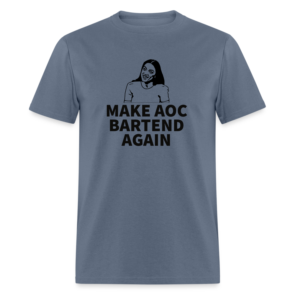 Make AOC Bartend Again Classic T-Shirt - denim