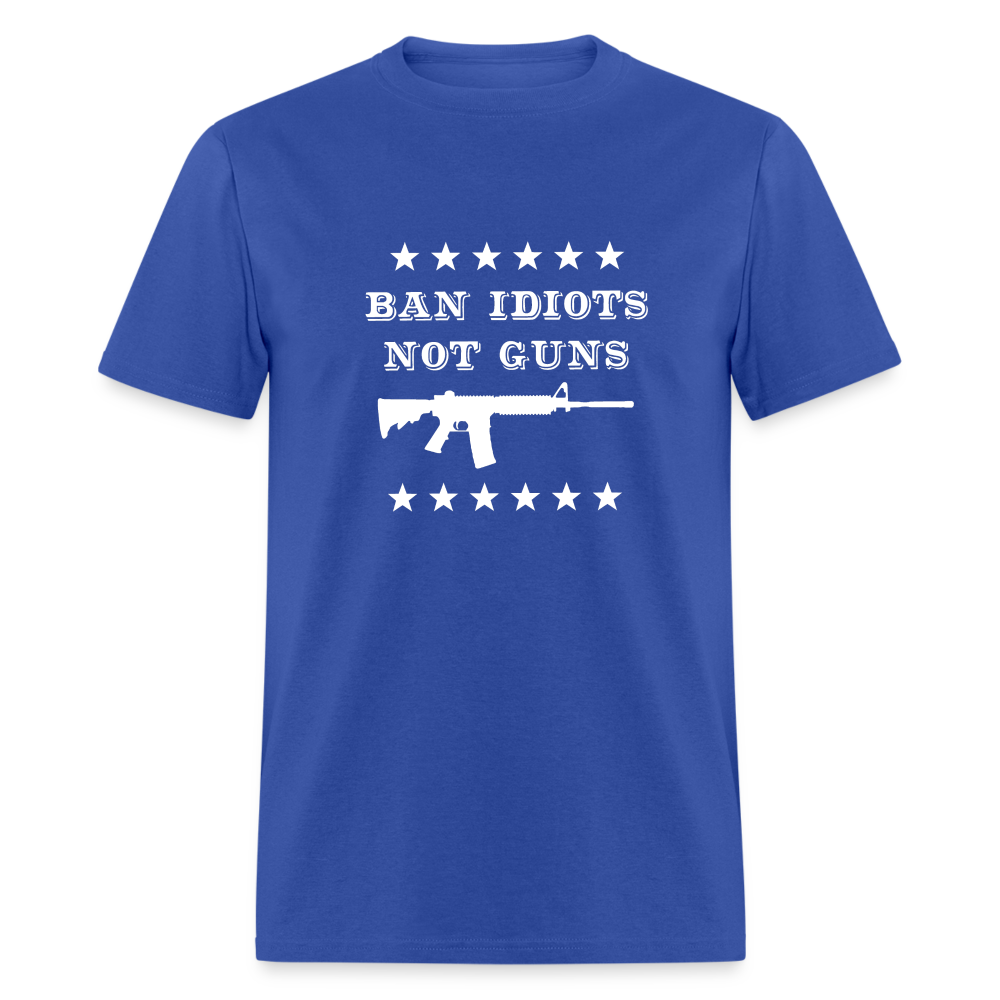 Ban Idiots, Not Guns Classic T-Shirt - royal blue