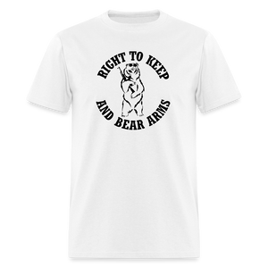 Right To Keep And bear Arms Classic T-Shirt - white