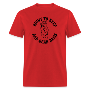 Right To Keep And bear Arms Classic T-Shirt - red