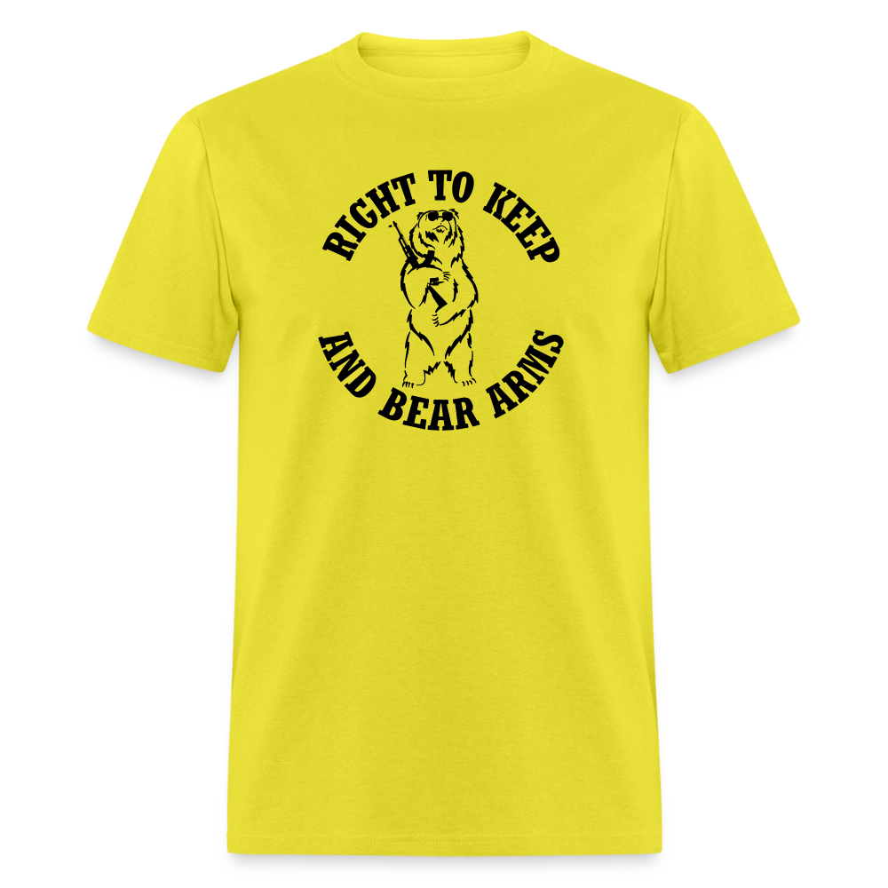 Right To Keep And bear Arms Classic T-Shirt - yellow