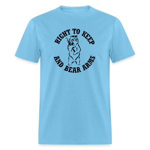 Right To Keep And bear Arms Classic T-Shirt - aquatic blue