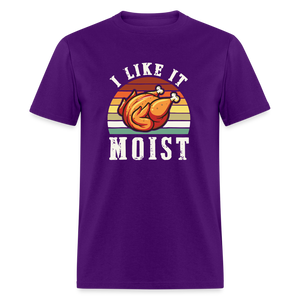 I Like It Moist Funny Thanksgiving Classic T-Shirt - purple