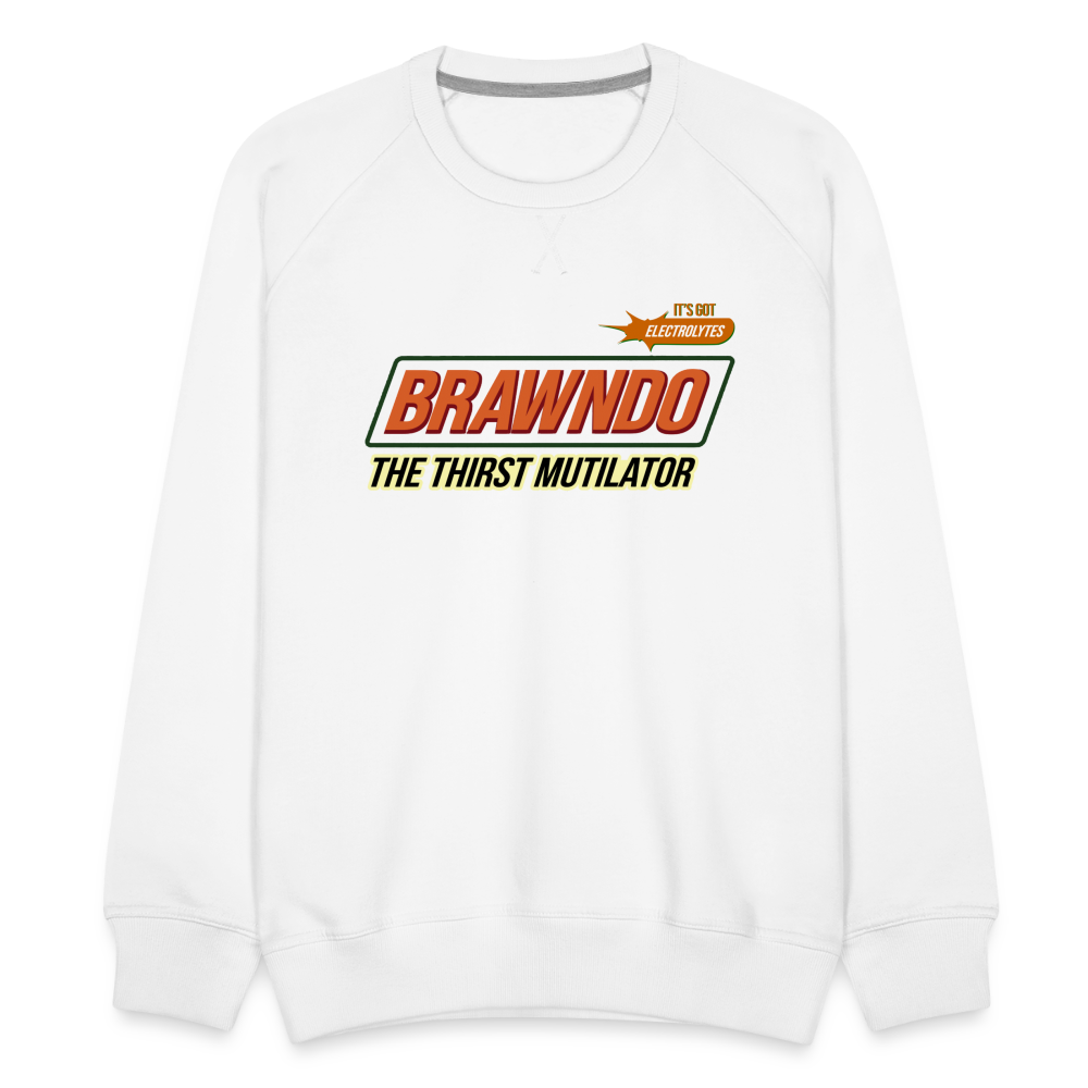 Brawndo Men’s Premium Sweatshirt - white