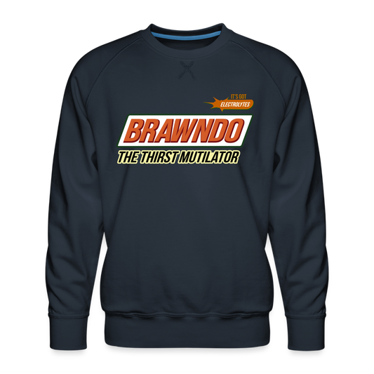 Brawndo Men’s Premium Sweatshirt - navy