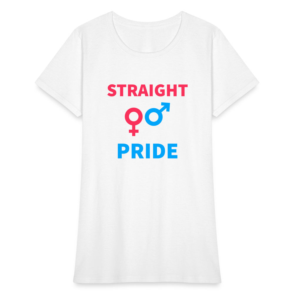 Straight Pride Women's T-Shirt - white