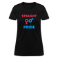 Straight Pride Women's T-Shirt - black