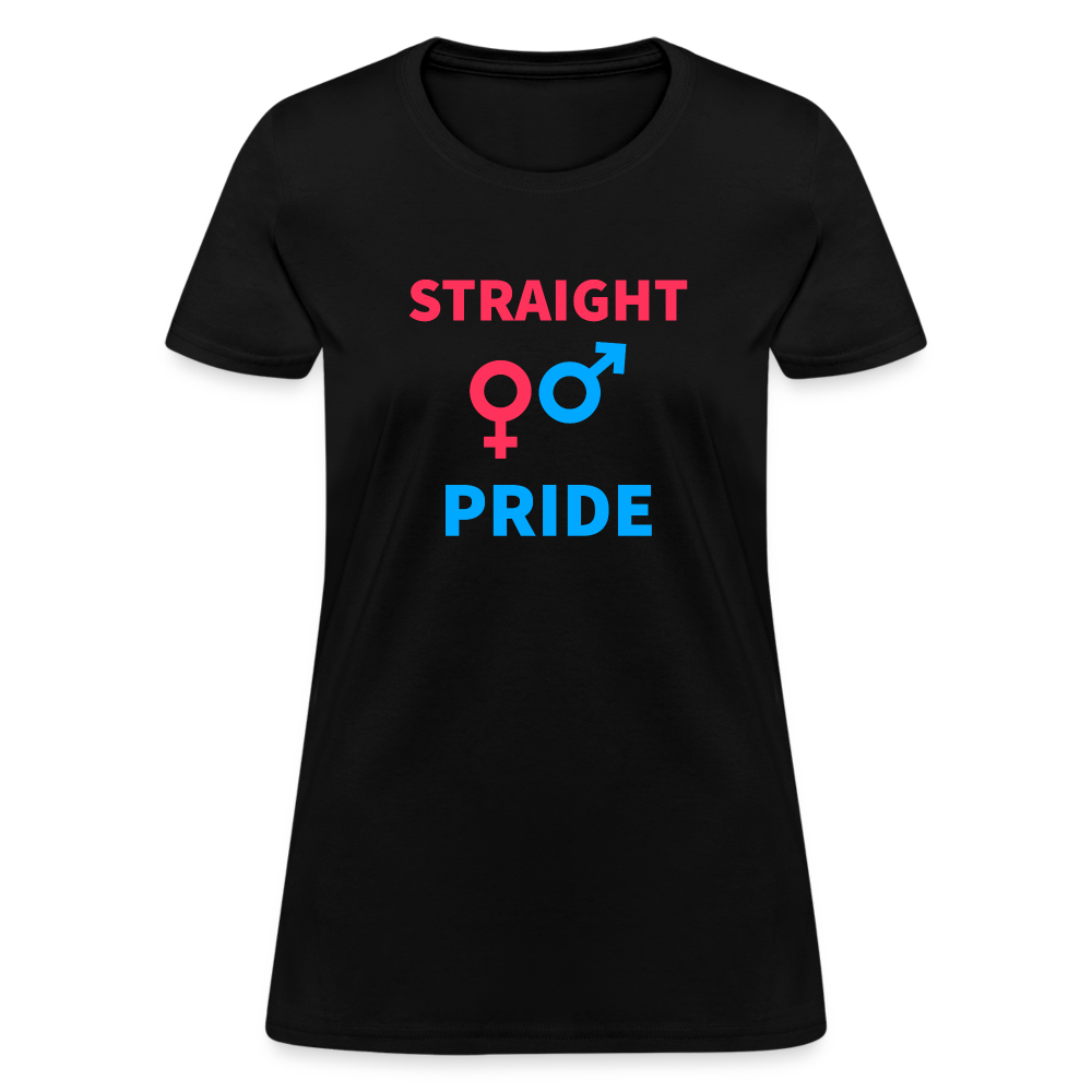 Straight Pride Women's T-Shirt - black