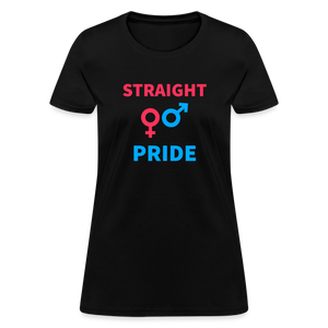 Straight Pride Women's T-Shirt - black