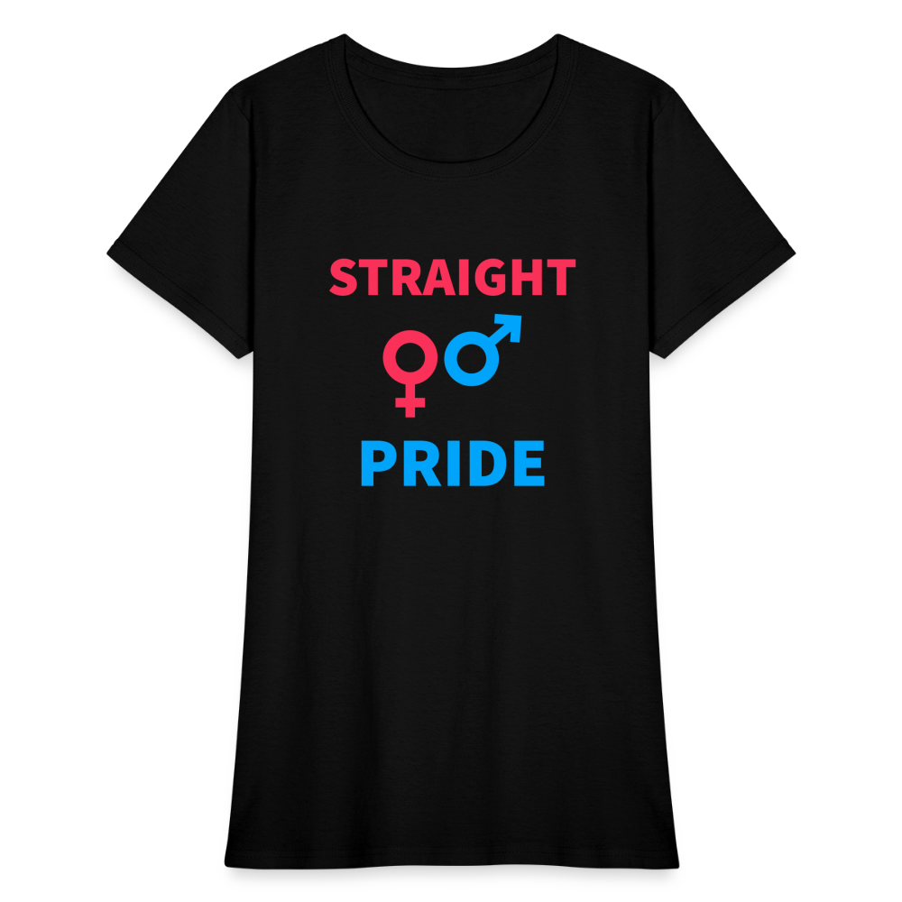 Straight Pride Women's T-Shirt - black