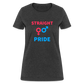 Straight Pride Women's T-Shirt - heather black