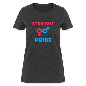 Straight Pride Women's T-Shirt - heather black