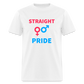 Straight Pride Classic T-Shirt - white