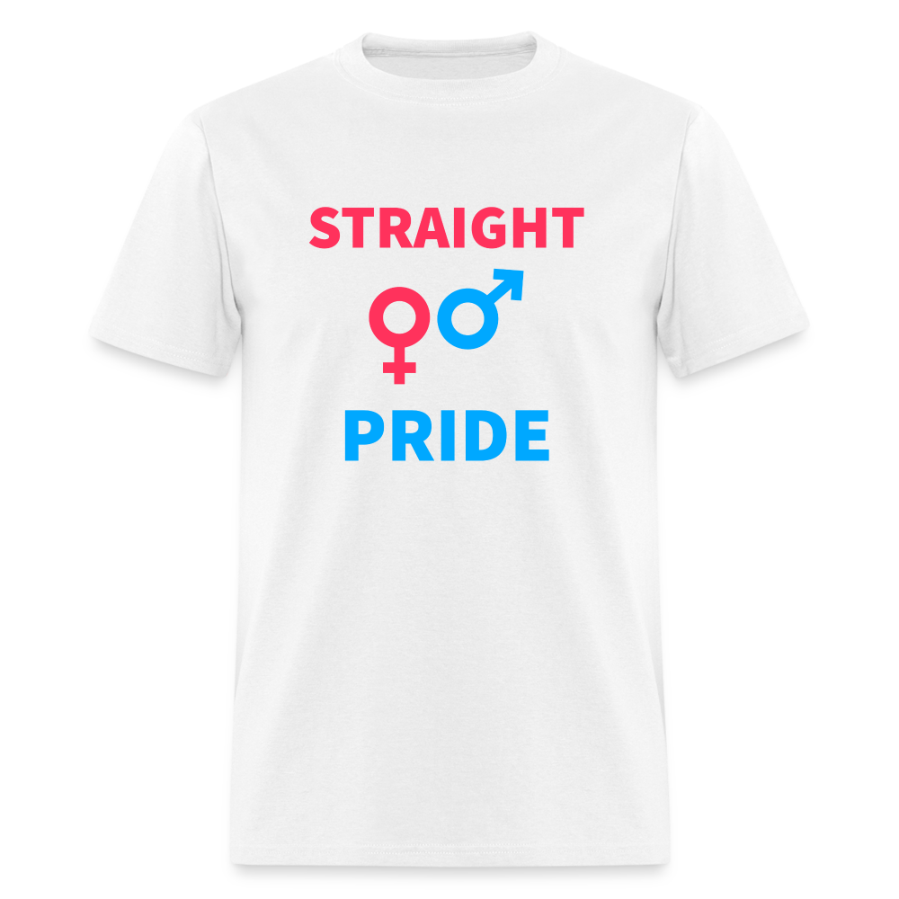 Straight Pride Classic T-Shirt - white