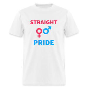 Straight Pride Classic T-Shirt - white