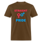 Straight Pride Classic T-Shirt - brown